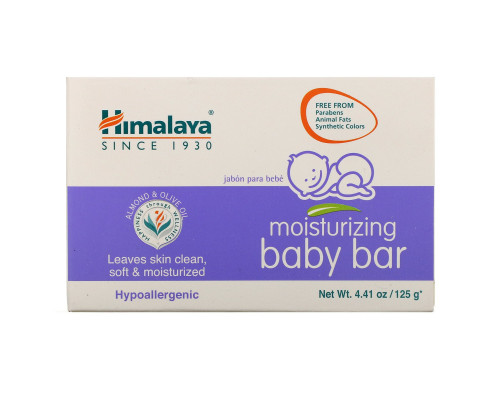 Himalaya, Увлажняющее детское мыло, 4,41 унц. (125 г) Himalaya, Увлажняющее детское мыло, 4,41 унц. (125 г)