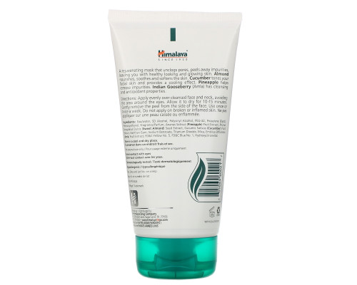 Himalaya, Almond & Cucumber Peel-off Mask, For All Skin Types, 5.07 fl oz (150 ml) Himalaya, Almond & Cucumber Peel-off Mask, For All Skin Types, 5.07 fl oz (150 ml)