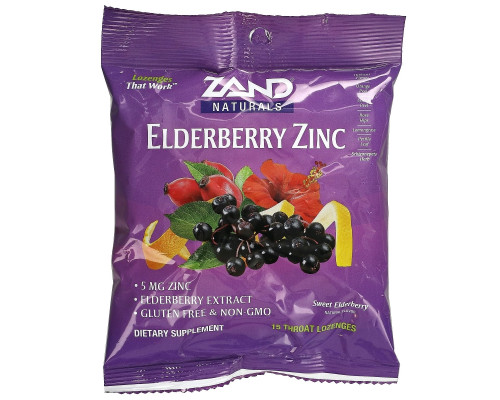 Zand, леденцы с бузиной и цинком, 15 шт. Zand, леденцы с бузиной и цинком, 15 шт.
