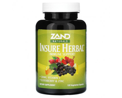 От гриппа и простуды Zand, Naturals, Insure Herbal, поддержка иммунитета, 120 вегетарианских капсул От гриппа и простуды Zand, Naturals, Insure Herbal, поддержка иммунитета, 120 вегетарианских капсул