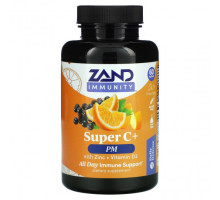БАДы для укрепления иммунитета Zand, Immunity, Super C + PM, с цинком / витамином D3, 60 таблеток