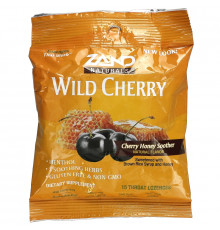 Zand, Wild Cherry, Honey Soother, 15 Throat Lozenges