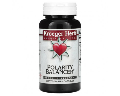 Растительные экстракты и настойки Polarity Balancer, 100 вегетарианских капсул Растительные экстракты и настойки Polarity Balancer, 100 вегетарианских капсул