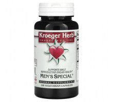Мужское здоровье Kroeger Herb Co, Специальное предложение для мужчин, 100 вегетарианских капсул