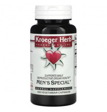 Мужское здоровье Kroeger Herb Co, Специальное предложение для мужчин, 100 вегетарианских капсул