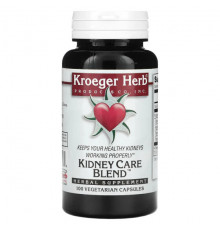 Здоровье мочеполовой системы Kroeger Herb Co, Смесь для ухода за почками, 100 вегетарианских капсул