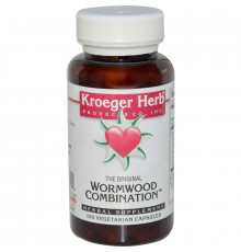 Kroeger Herb Co Экстракт полыни 100 капсул в растительной оболочке