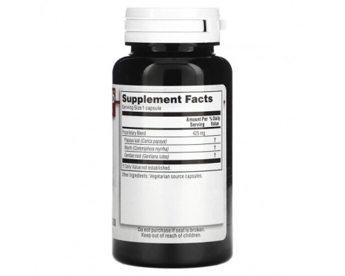Пищеварительные ферменты Digestive Enzyme, 100 Vegetarian Capsules Пищеварительные ферменты Digestive Enzyme, 100 Vegetarian Capsules