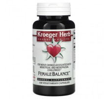 Для нервной системы Kroeger Herb Co, Female Balance, 100 вегетарианских капсул