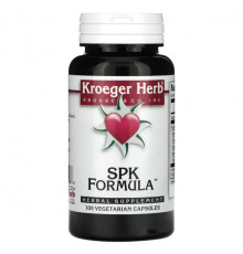 Растительные экстракты и настойки Kroeger Herb Co, SPK Formula, 100 вегетарианских капсул