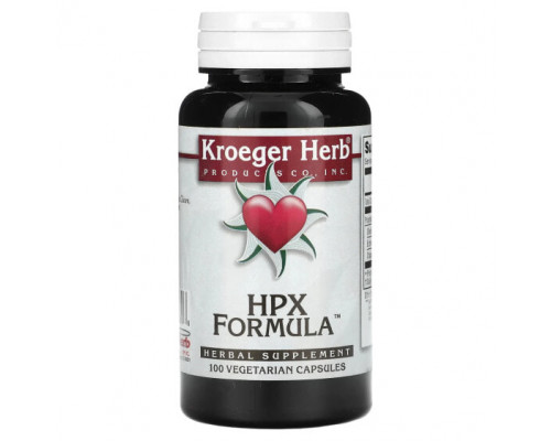 Растительные экстракты и настойки Kroeger Herb Co, HPX Formula, 100 вегетарианских капсул Растительные экстракты и настойки Kroeger Herb Co, HPX Formula, 100 вегетарианских капсул