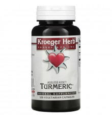 Kroeger Herb Co, Куркума, 100 растительных капсул