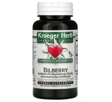 Kroeger Herb Co Черника 90 растительных капсул