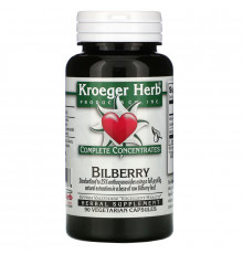 Kroeger Herb Co Черника 90 растительных капсул