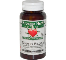 Kroeger Herb Co Complete Concentrates Ginkgo Biloba 90 Veggie Caps