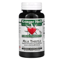 Kroeger Herb Co Полная концентрация Расторопша пятнистая 90 растительных капсул