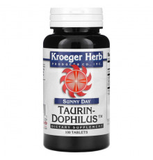 Аминокислоты Kroeger Herb Co, Sunny Day, таурин-дофил, 100 таблеток