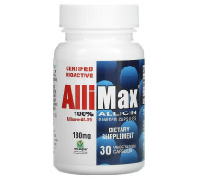 Allimax 100% Капсулы с порошком ациллина 180 мг 30 вегетарианских капсул
