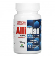 Allimax 100% Капсулы с порошком ациллина 180 мг 30 вегетарианских капсул