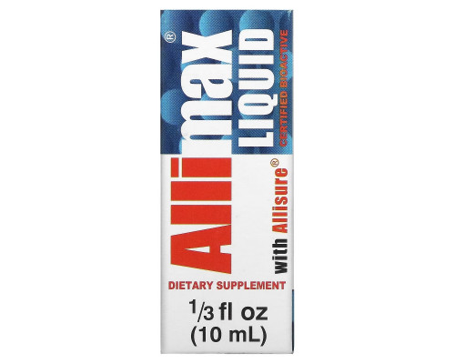 Allimax, Жидкий Allimax с Allisure АС-23, 1/3 жидких унций (10 мл) Allimax, Жидкий Allimax с Allisure АС-23, 1/3 жидких унций (10 мл)