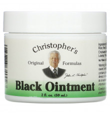 Christopher's Original Formulas, Black Ointment, противовоспалительная, 59 мл (2 жидкие унции)