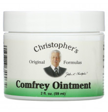 Christopher's Original Formulas, Мазь с окопником, 2 жидких унции (59 мл)
