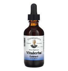 Растительные экстракты и настойки Christopher's Original Formulas, Экстракт Vitalerbs, 59 мл (2 жидк. Унции)