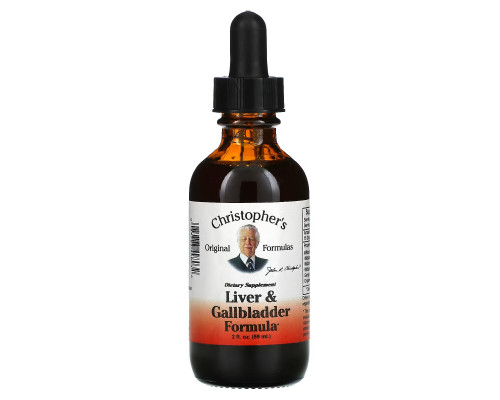 Christopher's Original Formulas, Liver & Gallbladder Formula, 2 fl oz (59 ml) Christopher's Original Formulas, Liver & Gallbladder Formula, 2 fl oz (59 ml)