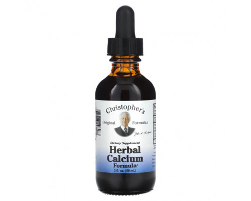 Растительные экстракты и настойки Herbal Calcium Formula, 2 fl oz (59 ml) Растительные экстракты и настойки Herbal Calcium Formula, 2 fl oz (59 ml)