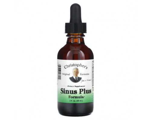 От аллергии Christopher's Original Formulas, Sinus Plus Formula, 59 мл (2 жидк. Унции) От аллергии Christopher's Original Formulas, Sinus Plus Formula, 59 мл (2 жидк. Унции)