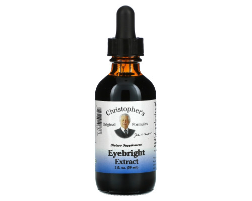 Christopher's Original Formulas, Экстракт очанки, 2 ж. унции, (59 мл) Christopher's Original Formulas, Экстракт очанки, 2 ж. унции, (59 мл)