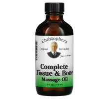 Christopher's Original Formulas, Complete, массажное масло для тканей и костей, 4 жидкие унции (118 мл)