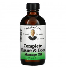 Christopher's Original Formulas, Complete, массажное масло для тканей и костей, 4 жидкие унции (118 мл)