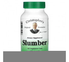 Растительные экстракты и настойки Christopher's Original Formulas, Slumber, 425 мг, 100 вегетарианских капсул