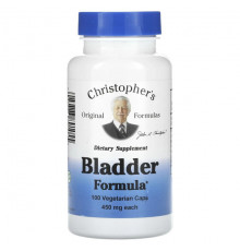 Растительные экстракты и настойки Christopher's Original Formulas, Формула для мочевого пузыря, 450 мг, 100 вегетарианских капсул