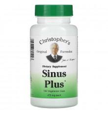 Christopher's Original Formulas, Sinus Plus, 475 mg, 100 Vegetarian Caps