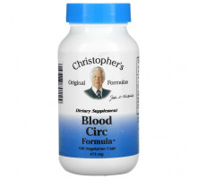 Растительные экстракты и настойки Blood Circ Formula, 950 mg, 100 Vegetarian Caps (475 mg per Capsule)