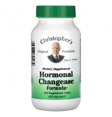 Женское здоровье Christopher's Original Formulas, Формула гормональной смены, 425 мг, 100 вегетарианских капсул