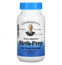 Christopher's Original Formulas, Birth-Prep, Six Week Formula, 420 mg, 100 Vegetarian Caps
