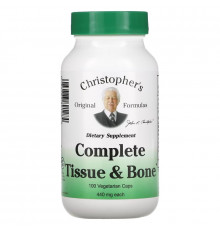 Christopher's Original Formulas, Complete Tissue & Bone, 440 mg, 100 Vegetarian Caps