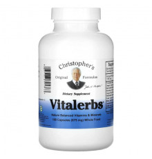 Растительные экстракты и настойки Christopher's Original Formulas, Vitalerbs, 675 мг, 180 капсул
