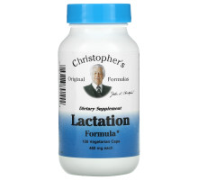Christopher's Original Formulas, Lactation Formula, 460 мг, 100 растительных капсул