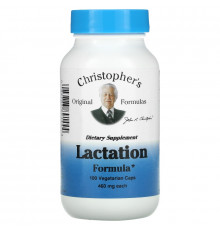 Christopher's Original Formulas, Lactation Formula, 460 мг, 100 растительных капсул