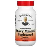 Christopher's Original Formulas, Heavy Mineral Bugleweed Formula, 400 mg, 100 Vegetarian Caps