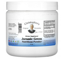 Зелень и зеленые овощи Christopher's Original Formulas, Jurassic Green, питательный порошок, 4 унции