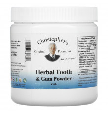 Christopher's Original Formulas, Травяной порошок для зубов и десен 2 унций