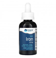 Trace Minerals Research Ионное железо 22 мг 2 жидких унции (59 мл)