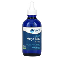 Trace Minerals Research Mega-Mag Natural Ionic Magnesium with Trace Minerals 400 mg 4 fl oz (118 ml)