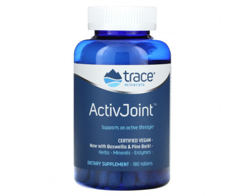 Для мышц и суставов Trace Minerals ®, ActivJoint`` 180 таблеток Для мышц и суставов Trace Minerals ®, ActivJoint`` 180 таблеток