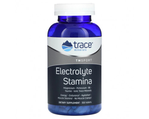 Минералы и микроэлементы Trace Minerals ®, Electrolyte Stamina, 300 таблеток Минералы и микроэлементы Trace Minerals ®, Electrolyte Stamina, 300 таблеток